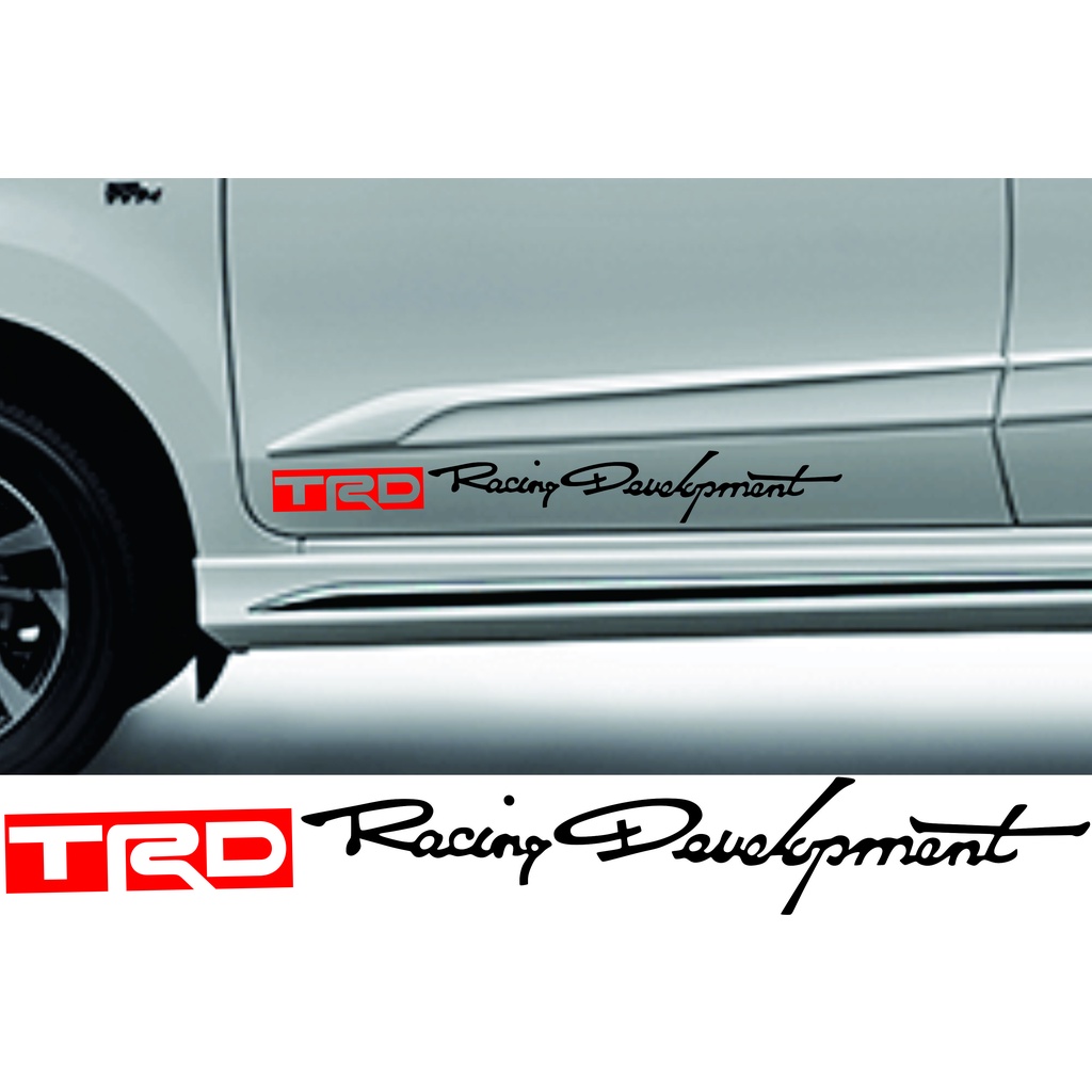 stiker trd racing development samping 60cm