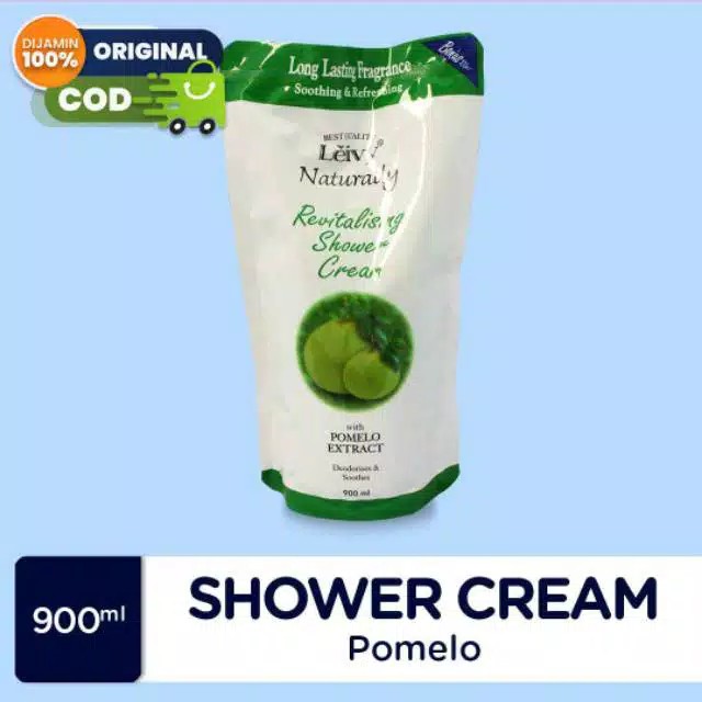 Leivy Shower Cream - Pomelo 900ml Refill