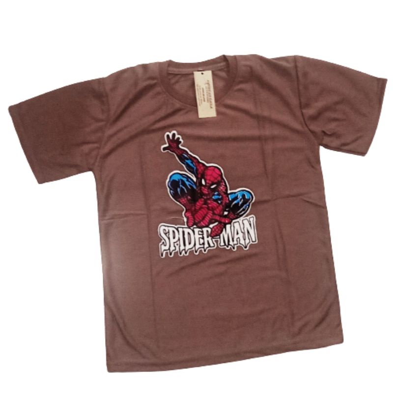 KAOS ANAK LAKI LAKI SPIDERMAN UMUR 1-2-3-4-5-6-7-8-9-10-11-12 // ATASAN BAJU ANAK LAKI LAKI // GROSIR KAOS BAJU  ANAK