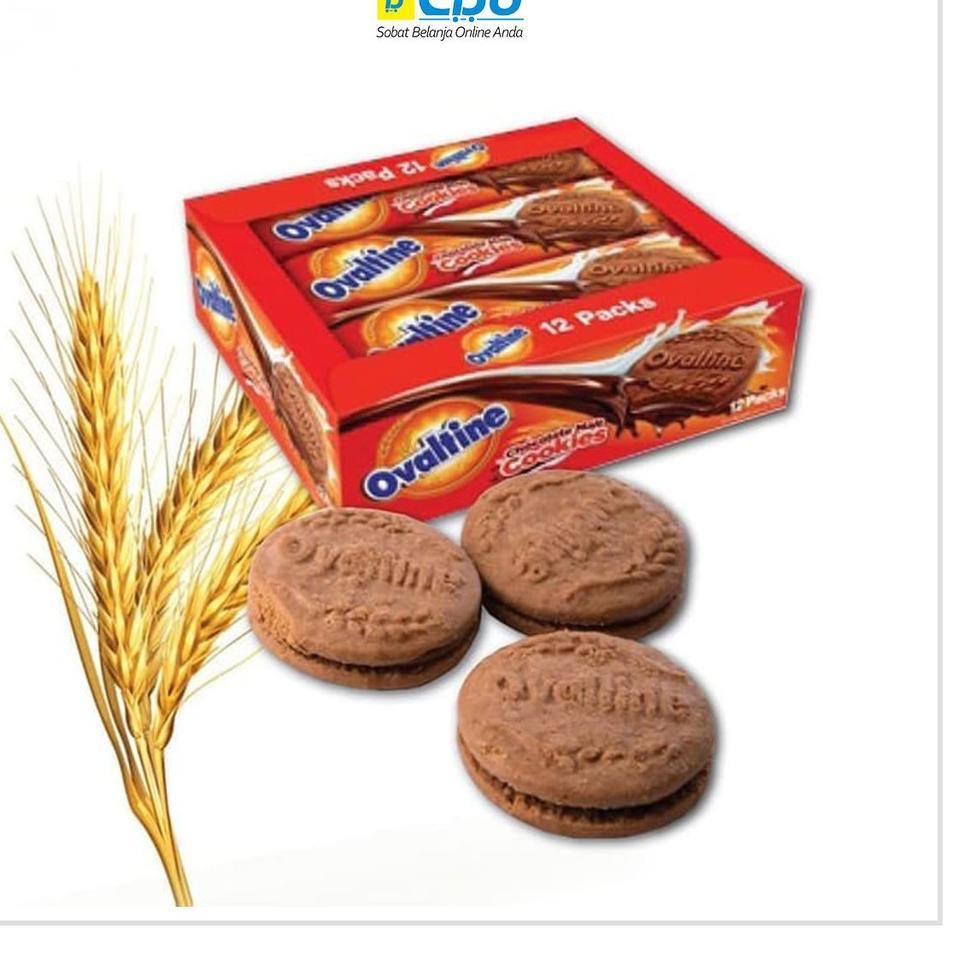 

QJ Ovaltine Cookies CHOCOLATE MALT 12 pak QH7 (Terlaris)