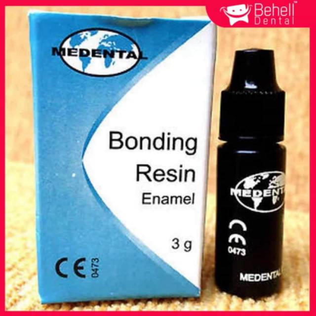 Bonding resin lem behel enamel .