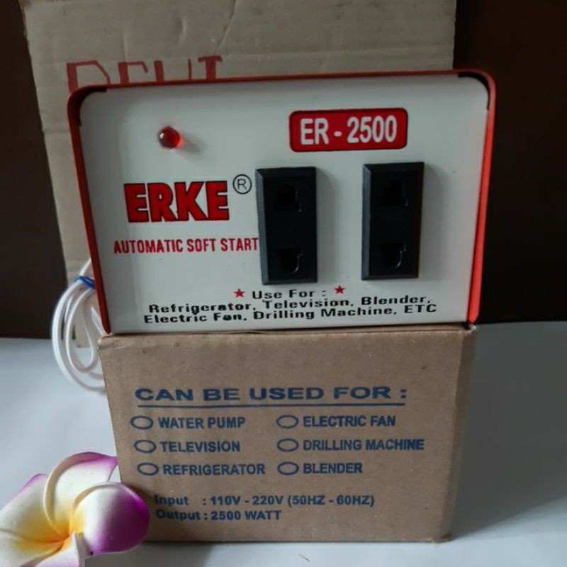 SLOW START POWER STARTING ERKE 2500VA AUTOMATIC SOFT START INVERATOR 2500 WATT