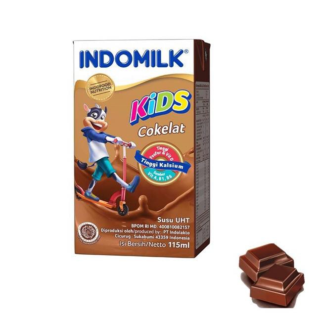 

[KODE PRODUK 876] Indomilk Susu UHT Kids Choco 115mlx40 TERLAKU..!!
