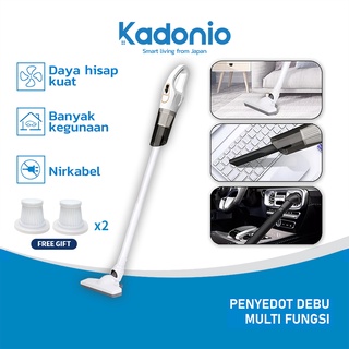Kadonio Vacuum Cleaner Handheld Portable Strong penyedot debu Wireless Vacum Cleaner Sapu Otomatis Daya Hisap Kuat Banyak Kegunaan Nirkabel