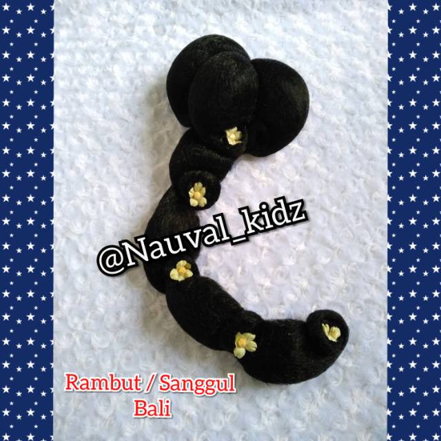 Sanggul Bali  Panjang untuk Anak