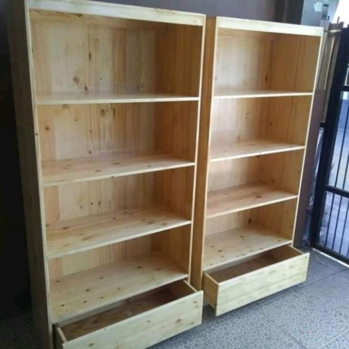 Rak Buku Serbaguna/Rak Kayu Jati Belanda