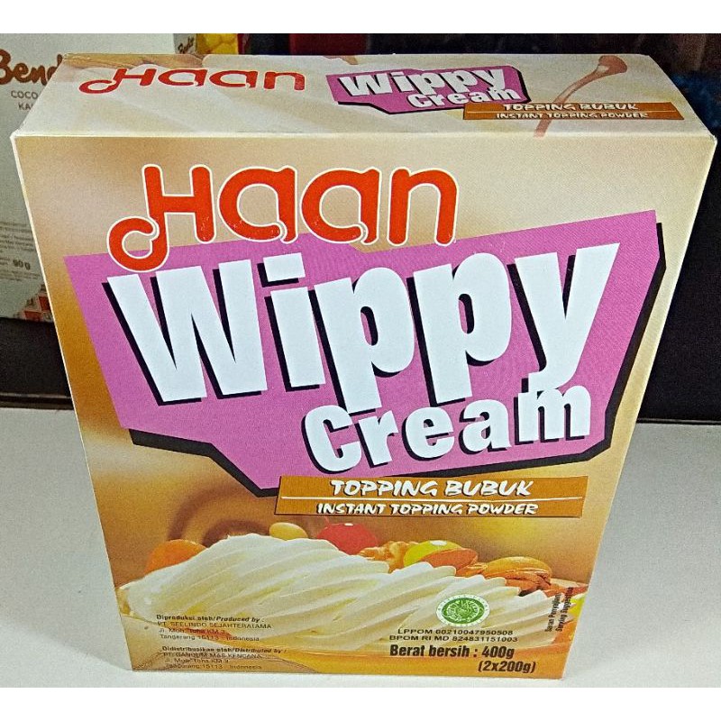 

Haan Whippy Cream 400Gr / Haan Wippy Cream