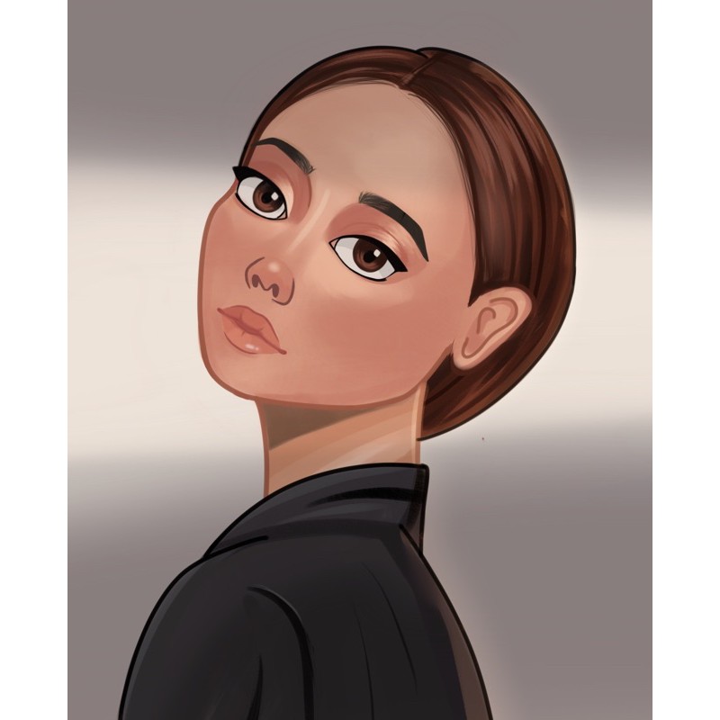 

kado unik illustrasi karikatur wajah