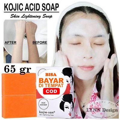 KOJIE SAN Skin Lightening Soap Kojic Acid, Dream White 45 / 65 / 135g Sabun KOJIESAN BPOM