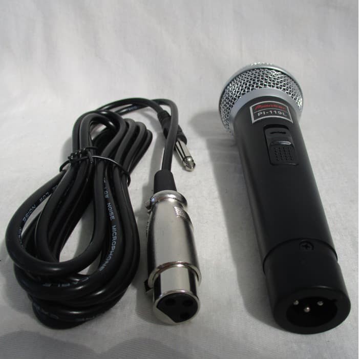 Mic Microphone Karaoke PIONEER PI-119L/Mic Kabel Vokal Dynamic