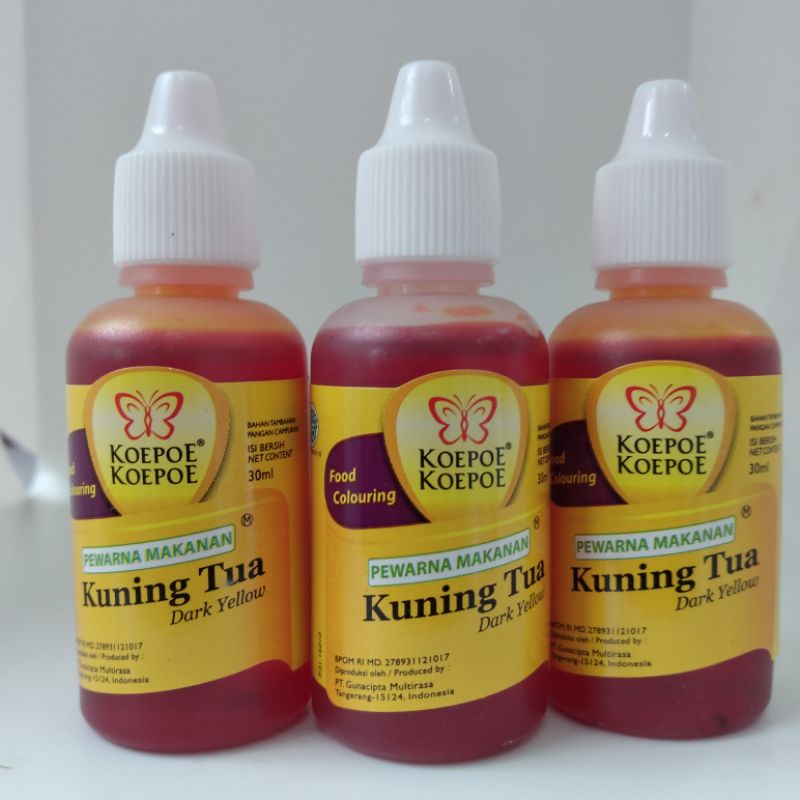 

pewarna makanan kuning tua 30 ml (koepoe-koepoe)