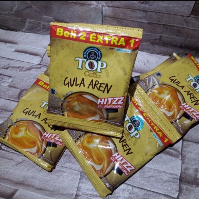 

kopi top gula aren sachet