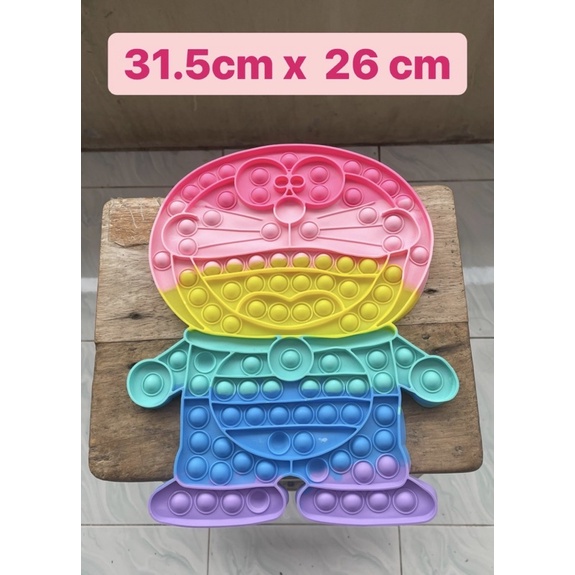 pop it rainbow jumbo-doraemon 31.5 x 26cm