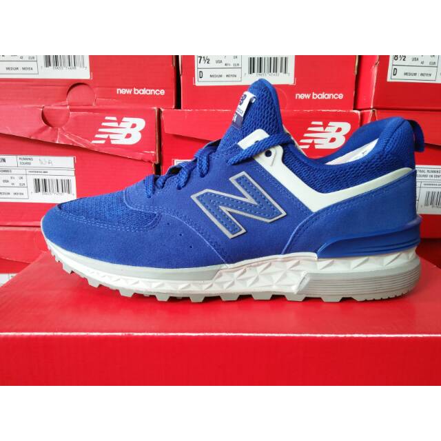 Sepatu Original New Balance 574 Suede blue