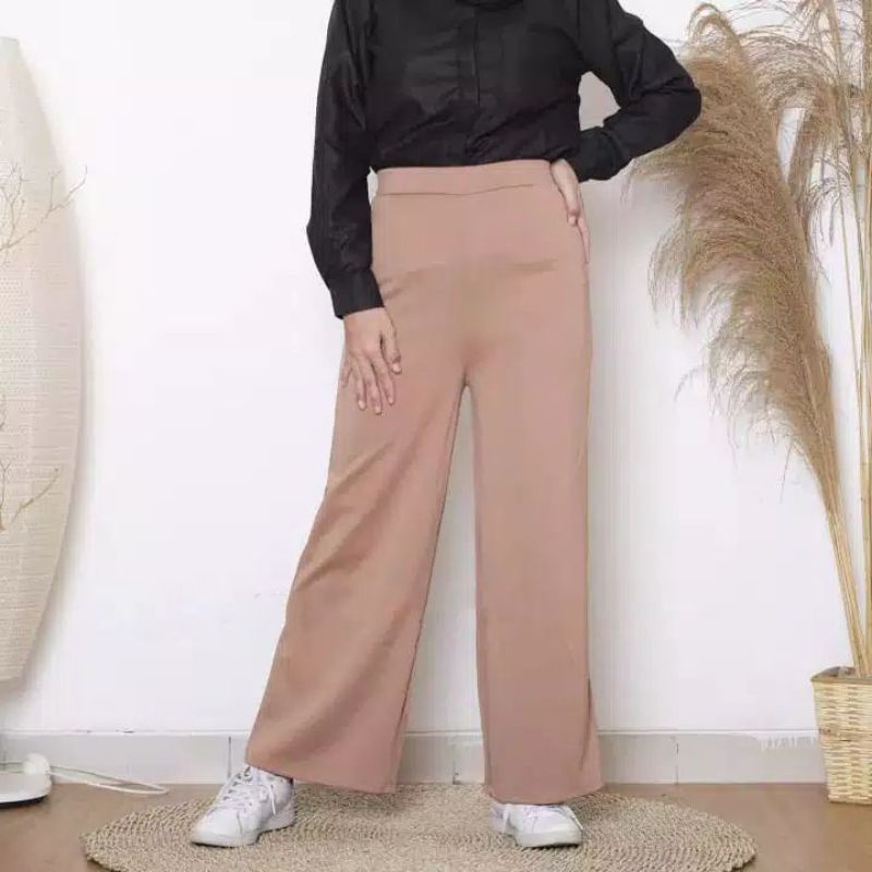 PROMO KULOT PANJANG SCUBA PANTS TERMURAH-Mocca