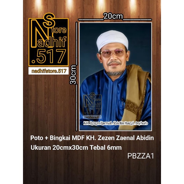 POTO POSTER KH ZEZEN WA ZEZEN POTO POSTER PAPAN MDF