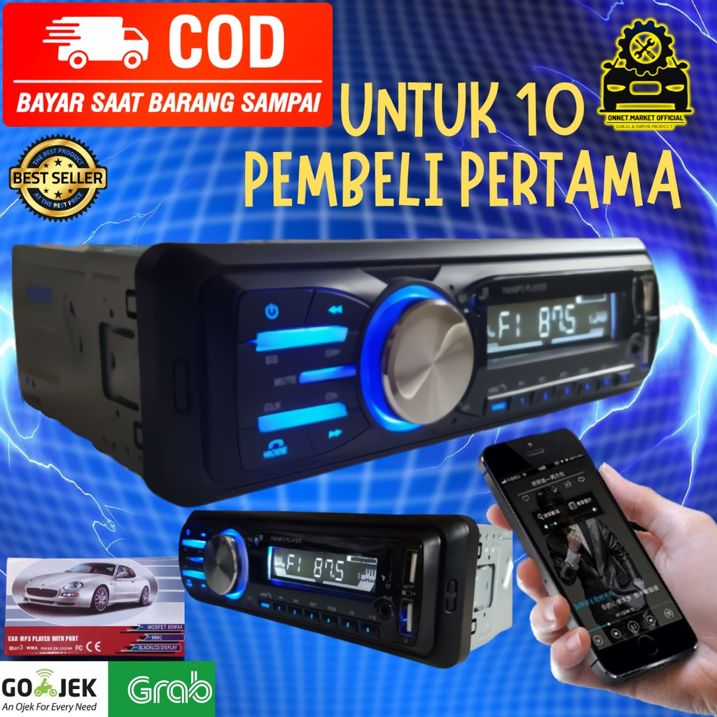 Taffware Tipe Mobil Bluetooth Tip Mobil Standar Tape Mobil Standar Receiver 12V MP3 DVD Tape Mobil