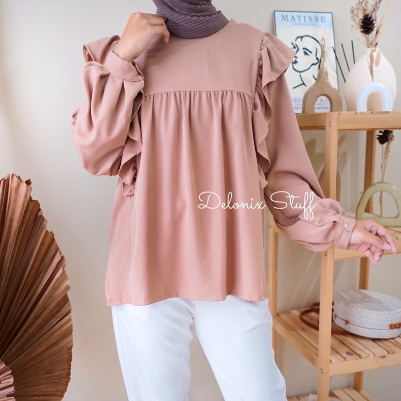 Yurane ruffle top