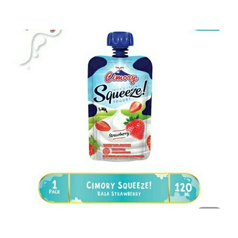 Cimory Yogurt Squeeze Strawberry120 g