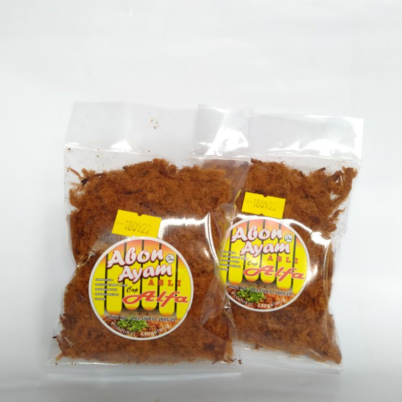 

Abon Ayam Asli Alfa 50gr