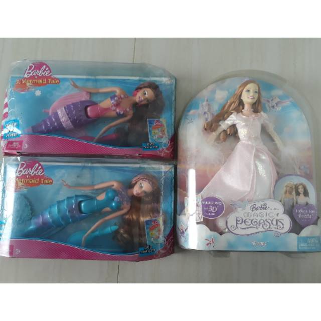 Barbie Magic Pegasus Brietta , Mermaid Tale Kayla & Xylie
