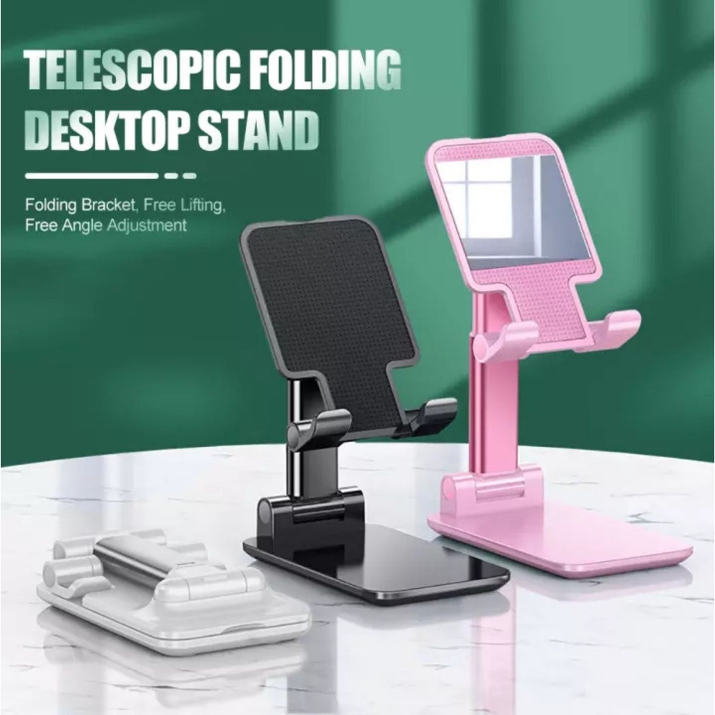 Folding Stand Holder Phone - Dudukan Meja HP Tablet Universal