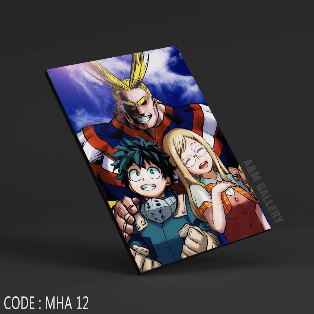 Poster Kayu MY HERO ACADEMIA Hiasan Dinding Dekorasi Kamar I Poster Kayu Anime Dekorasi Kamar - A&amp;M