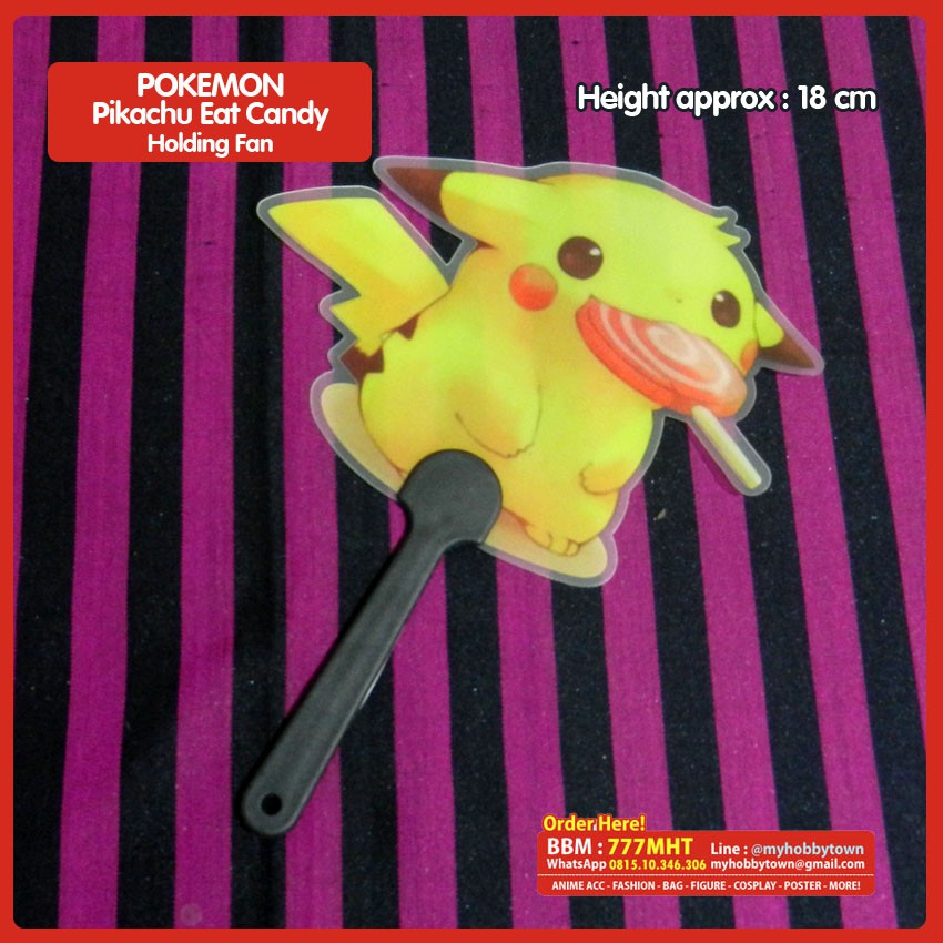 Kipas Pokemon : Chibi Pikachu Candy