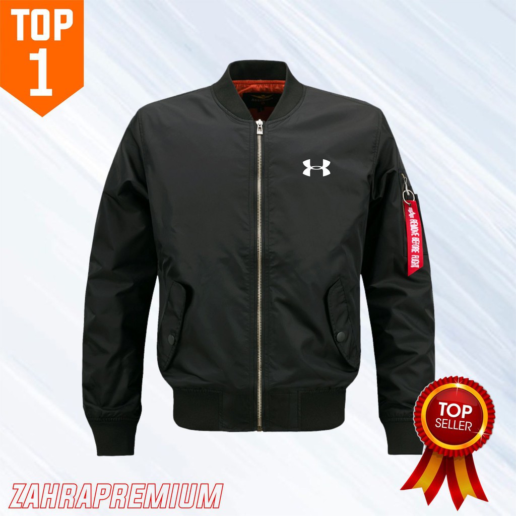 Under Armour Jaket Bomber Bolak-Balik