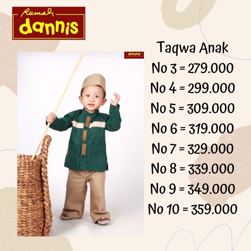 SALE SARIMBIT DANNIS TAQWA ANAK D'ESMERALDA