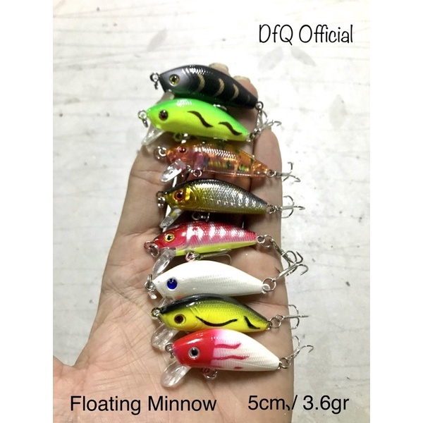 Umpan Pancing Mini Minnow Floating Lure 5cm/3.6gr