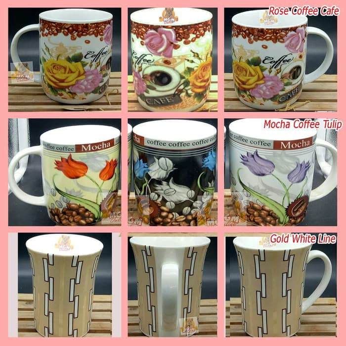 Unik Mug Keramik Motif   Mug Kopi   Mug Love   Mug Kembang   Mug Unik Berkualitas