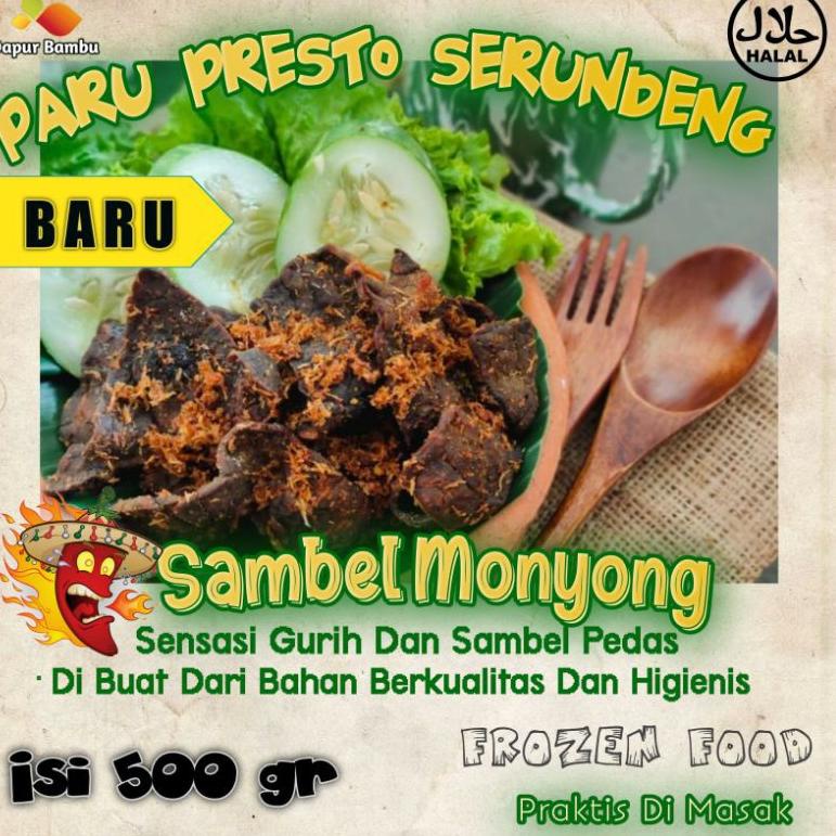 

→jh Pasti Murah→ Paru Ungkep Serundeng 500 gr Sambel Goreng Pedas / Ayam Ungkep presto / Frozen food