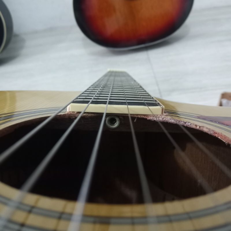 GITAR TAYLOR AKUSTIK ELEKTRIK CUSTOM FREE PACKING KAYU