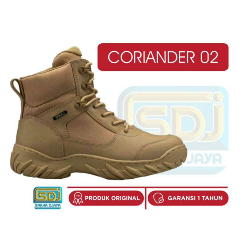 SEPATU BIKERS BOOTS LAARZ CORIANDER. 02  MUD BEIGE