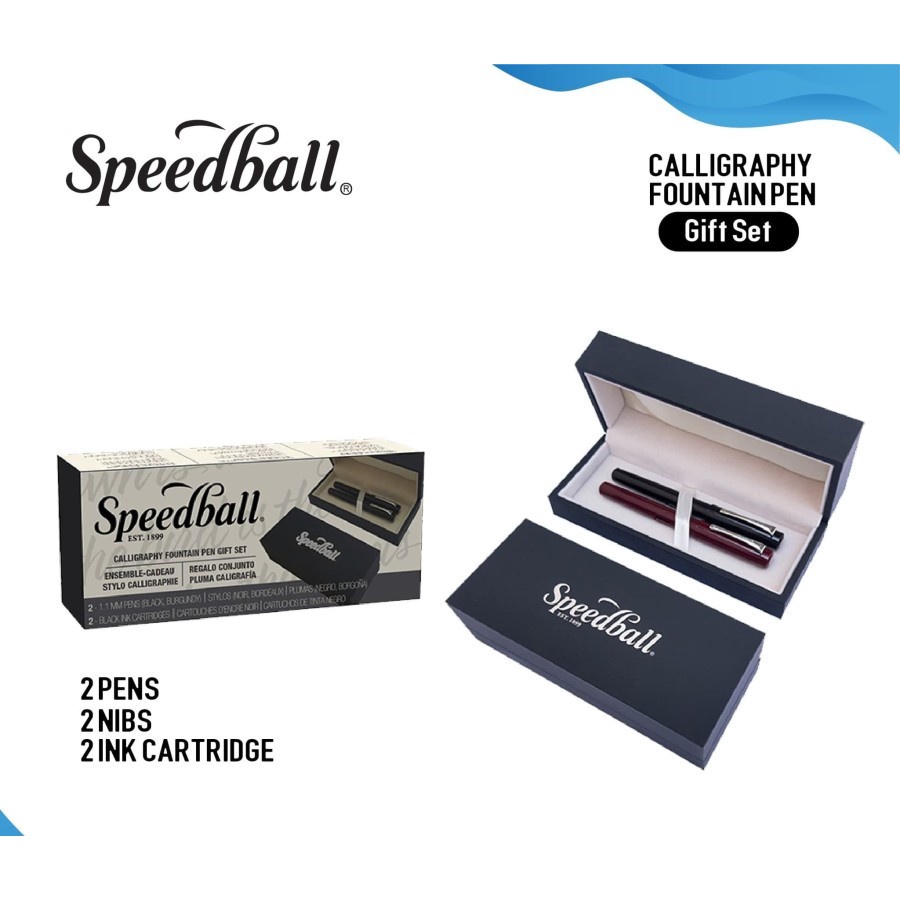 

Pena Kaligrafi Speedball Gift Set Calligraphy Fountain Pen