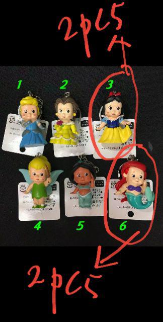 Gatungan Kunci Princess Snow White Jasmine Cinderella Mermaid