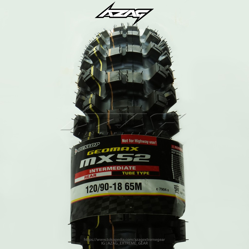 Ban Belakang Trail Wr CRF KLX Dunlop Geomax MX 53 120/90