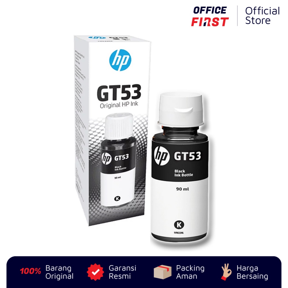 Tinta HP GT53 Black Hitam / Printer GT5810 GT5820 115 315 415 319 419 XL