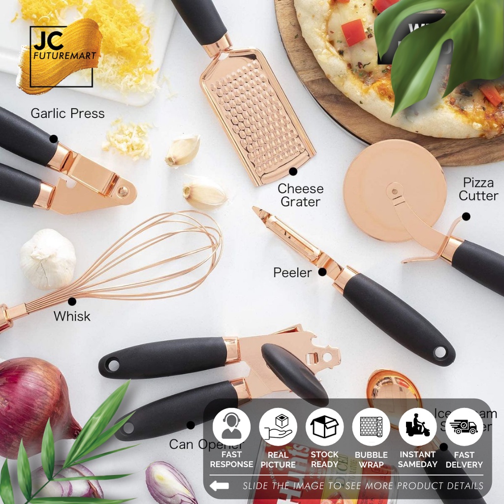 UTENSIL KITCHEN GADGET SET 7 PCS STAINLESS | PERALATAN MASAK DAPUR