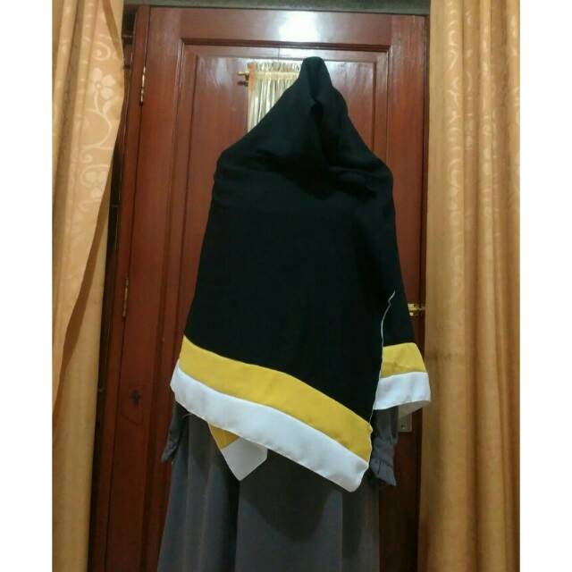 Jilbab Segiempat pks hitam