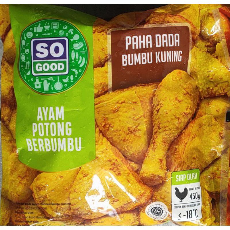 

SO GOOD PAHA DADA BUMBU KUNING 450gr