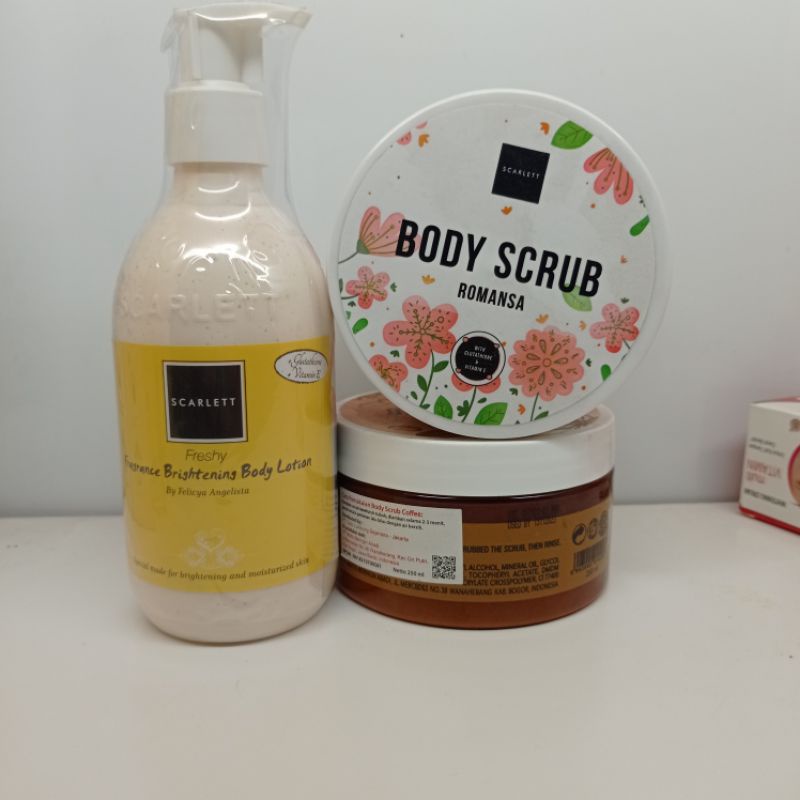 PAKET SCARLETT 2 IN 1 HAND BODY+ BODY SCRUB