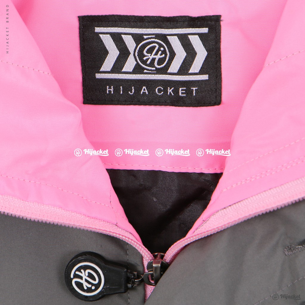 new sale jaket parka muslimah hijacket montix terbaru warna GREY big size xxl bahan 75% tahan air-4