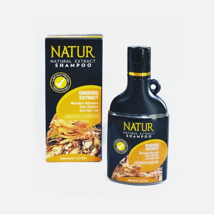 Natur Natural Extract Shampoo Ginseng Extract 80ml