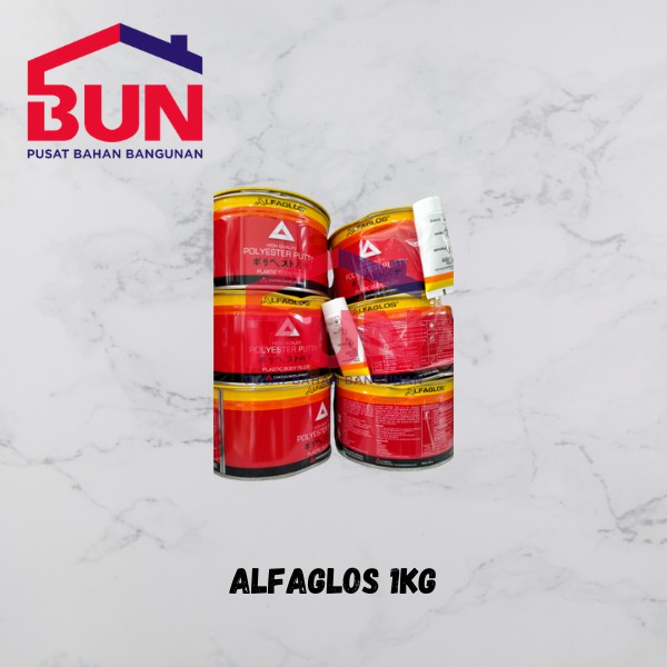 Dempul ALFAGLOS 1 Kg / dempul besi /dempul kayu