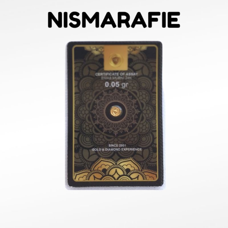 Logam Mulia Emas Mini Gold Minigold 0,05 gr 0.05 gram