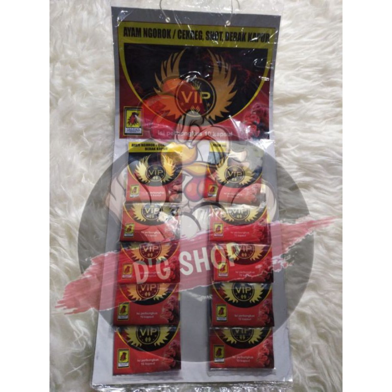 Jamu VIP JALU AJI Ayam Jago Aduan Bangkok Obat Snot Ngorok Berak Kapur Cengkreg