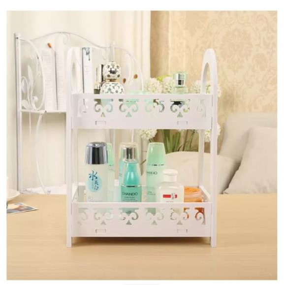 Rak Kosmetik WPC - Rak Make Up Makeup Cosmetic Vintage Desktop Storage