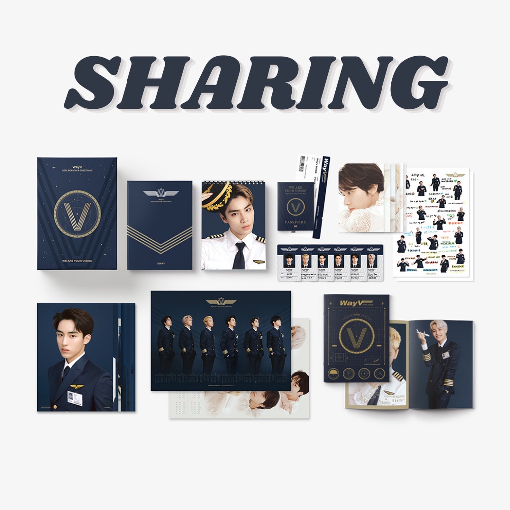 [READY] WAYV: SEASON GREETING - Desk Calendar/Diary/Sticker/Mini Brochure/Folded Poster/Postcard/Pil